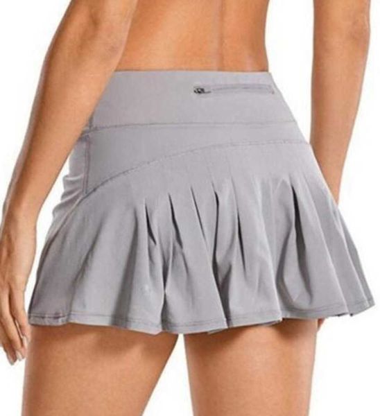 l-07 tennis skirts pleated yoga skirt gym clothes women running fitness golf pants shorts sports back waist pocket zipper leisure high quali, Black
l-07 tennis skirts pleated yoga skirt gym clothes women running fitness golf pants shorts sports back waist pocket zipper leisure high quali, Black