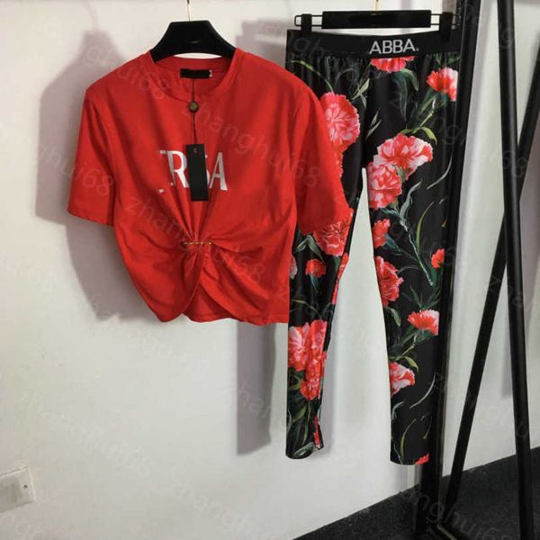 23ss womens tracksuits yoga clothes womens designer clothing monogram print pin short style closed waist short sleeve t-shirt slim leggings, White
23ss womens tracksuits yoga clothes womens designer clothing monogram print pin short style closed waist short sleeve t-shirt slim leggings, White