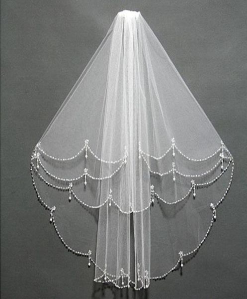fabulous 2019 new arrival bridal veils two layers beading crystals pearls embellished short tulle for brides with comb6819581, Black
fabulous 2019 new arrival bridal veils two layers beading crystals pearls embellished short tulle for brides with comb6819581, Black
