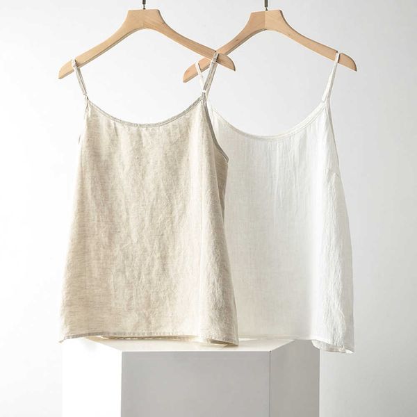 summer average size simple and comfortable breathable vest for women's casual linen suspender, White
summer average size simple and comfortable breathable vest for women's casual linen suspender, White