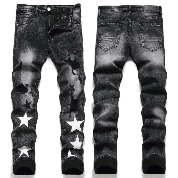 men's jeans european jean hombre letter star men embroidery patchwork ripped for trend brand motorcycle pant mens skinny 1oui1, Blue
men's jeans european jean hombre letter star men embroidery patchwork ripped for trend brand motorcycle pant mens skinny 1oui1, Blue