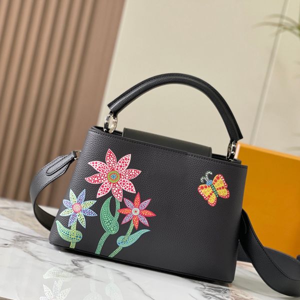 designer bag handbag fashion shoulder bags large capacity tote purse metal hardware genuine leather flower printing flap hasp removable stra
designer bag handbag fashion shoulder bags large capacity tote purse metal hardware genuine leather flower printing flap hasp removable stra