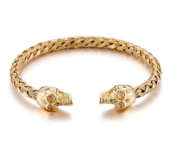 punk rock skull skeleton mens bracelets bangles gold color stainless steel cuff wristband brazaletes men jewelry3108124, Black
punk rock skull skeleton mens bracelets bangles gold color stainless steel cuff wristband brazaletes men jewelry3108124, Black