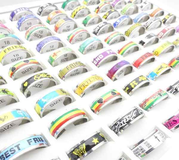 whole 100pcs stainless steel band rings for women mixed patterns sticker fashion mens jewelry ring whole lots3943985, Silver
whole 100pcs stainless steel band rings for women mixed patterns sticker fashion mens jewelry ring whole lots3943985, Silver