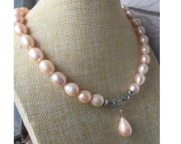 fine pearls jewelry gorgeous 10-12mm south sea baroque gold pink pearl necklace pendant 18inches, Silver
fine pearls jewelry gorgeous 10-12mm south sea baroque gold pink pearl necklace pendant 18inches, Silver