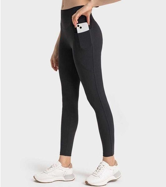 lu-392 striped rib no t-line side pocket yoga pants high waist tight abdomen running sports cropped gym leggings for women, White;red
lu-392 striped rib no t-line side pocket yoga pants high waist tight abdomen running sports cropped gym leggings for women, White;red