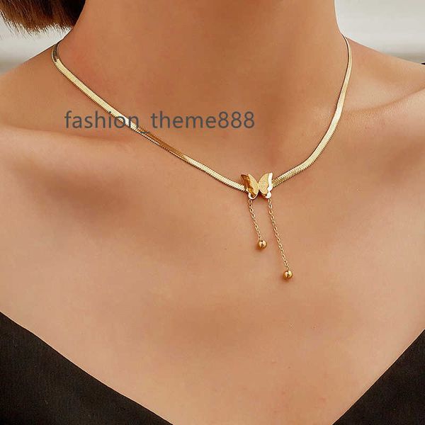 18k gold plated stainless steel snake chain necklace simple butterfly pendant for women girls, Silver
18k gold plated stainless steel snake chain necklace simple butterfly pendant for women girls, Silver
