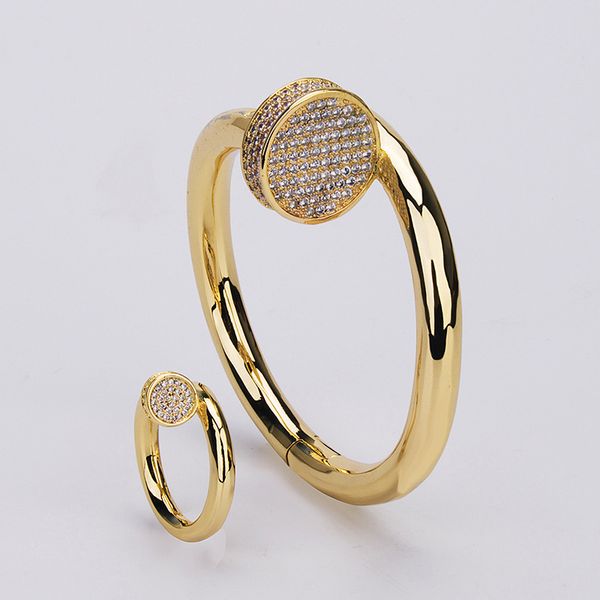 gold diamond wide nail bangle luxury women bangles bracelets designer men jewelry fashion party christmas wedding gifts birthday lovers good, Black
gold diamond wide nail bangle luxury women bangles bracelets designer men jewelry fashion party christmas wedding gifts birthday lovers good, Black