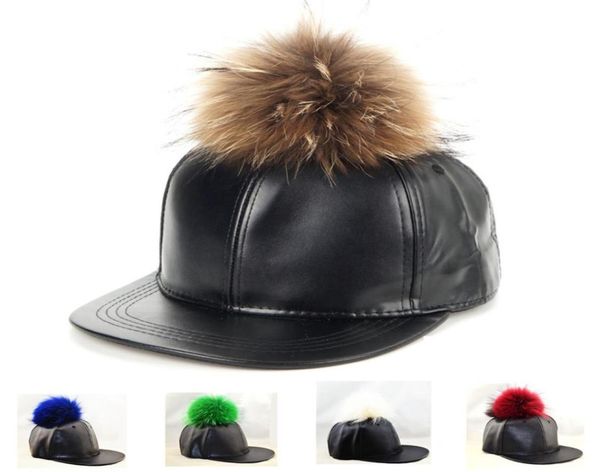 leather baseball cap pom pom real fur hats harajuku style adjustable snapback fashion caps for woman and man 9563067, Blue;gray
leather baseball cap pom pom real fur hats harajuku style adjustable snapback fashion caps for woman and man 9563067, Blue;gray