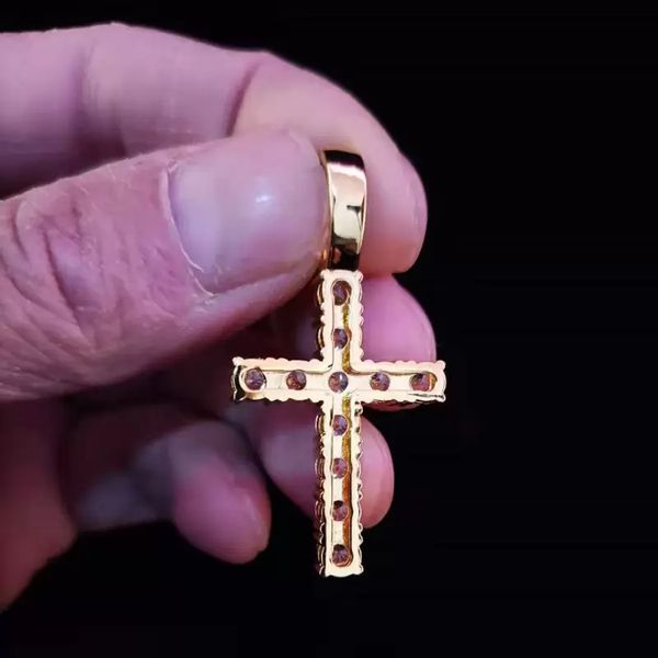 design pendant necklace neutral hip hop cross necklace with zircon tennis chain iced shiny hip hop jewelry fashion, Silver
design pendant necklace neutral hip hop cross necklace with zircon tennis chain iced shiny hip hop jewelry fashion, Silver