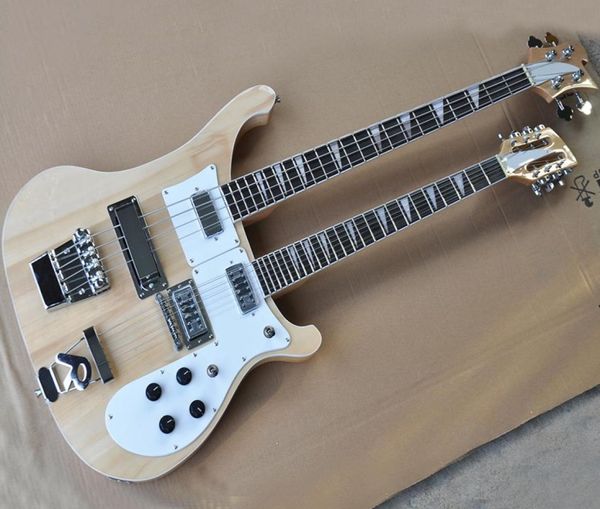 natural wood color 412 strings double neck electric guitar with white pickguardcan be customized5912669
natural wood color 412 strings double neck electric guitar with white pickguardcan be customized5912669