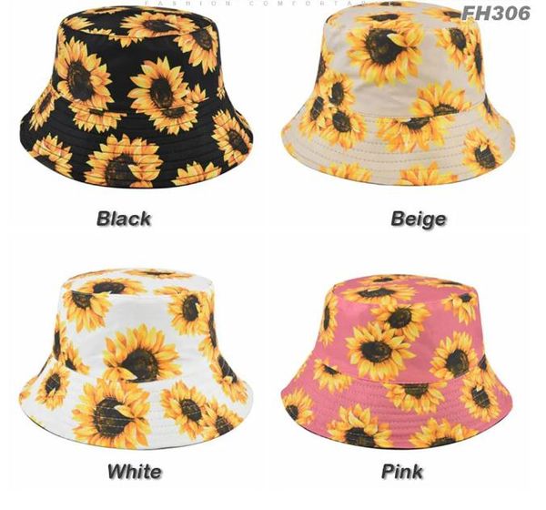 four seasons women's sunflower print bucket hat big brim fashion simple sun hat wholesale de333, Blue;gray
four seasons women's sunflower print bucket hat big brim fashion simple sun hat wholesale de333, Blue;gray