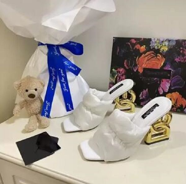 fashion banquet slippers winter women's high-heeled slippers down material warm fashion letter heel design multicolor women shoes sizes, Black
fashion banquet slippers winter women's high-heeled slippers down material warm fashion letter heel design multicolor women shoes sizes, Black
