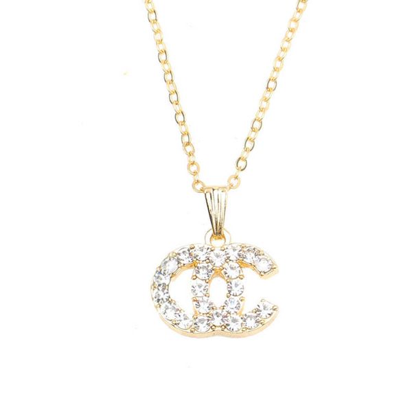 2colors luxury brand designer double letter pendant necklaces chain 18k gold plated crysatl rhinestone sweater newklace for women wedding je, Silver
2colors luxury brand designer double letter pendant necklaces chain 18k gold plated crysatl rhinestone sweater newklace for women wedding je, Silver
