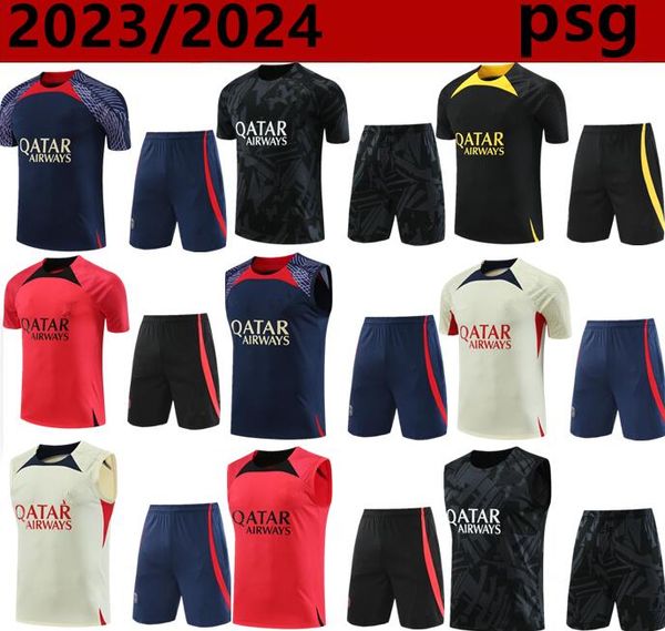23 24 psgs tracksuit 23 24 paris sportswear training suit short sleeved suit soccer jersey kit uniform chandal sweatshirt sweater sets men, Black
23 24 psgs tracksuit 23 24 paris sportswear training suit short sleeved suit soccer jersey kit uniform chandal sweatshirt sweater sets men, Black