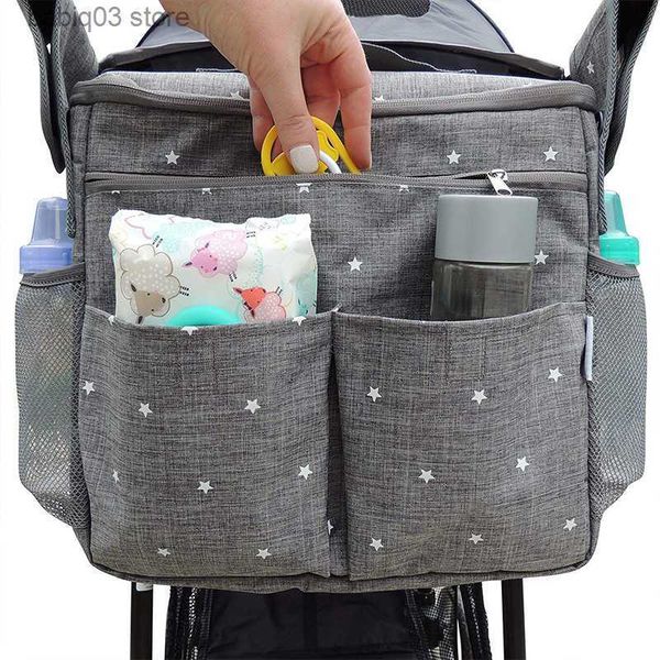 diaper bags multifunctional nappy bag for mummy gray black baby diaper s backpack maternity stroller t230526 
diaper bags multifunctional nappy bag for mummy gray black baby diaper s backpack maternity stroller t230526