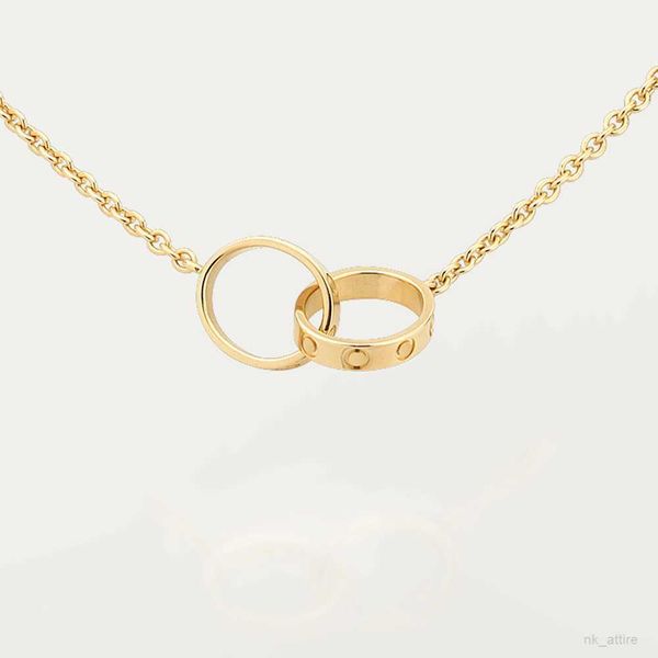 high edition classic design pendant love necklace for women girls double loop charms 316l titanium steel wedding jewelry collares collier, Silver
high edition classic design pendant love necklace for women girls double loop charms 316l titanium steel wedding jewelry collares collier, Silver