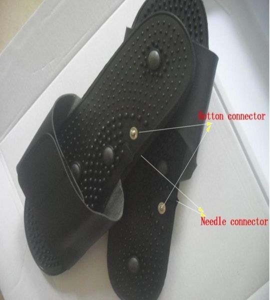 electrode massage slippers for tens acupuncture therapy massager machine physiotherapy body foot relaxing black rubber withcable5534022
electrode massage slippers for tens acupuncture therapy massager machine physiotherapy body foot relaxing black rubber withcable5534022