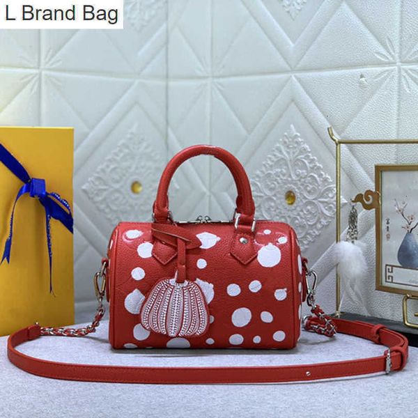 l brand bag 2023ss x yk shoulder bag designer handbags speedy 20 real leather clutch mini bags yayoi kusama crossbody purse luxury brand lad, Black
l brand bag 2023ss x yk shoulder bag designer handbags speedy 20 real leather clutch mini bags yayoi kusama crossbody purse luxury brand lad, Black