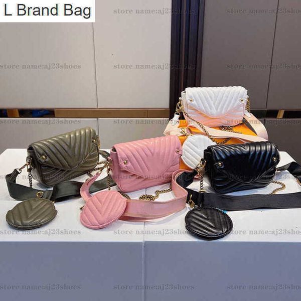 l brand bag new wave multipochette cross body bags quilted cowhide leather 3 in 1 goldcolor chain for hand or short shoulder carry round coi, Black
l brand bag new wave multipochette cross body bags quilted cowhide leather 3 in 1 goldcolor chain for hand or short shoulder carry round coi, Black