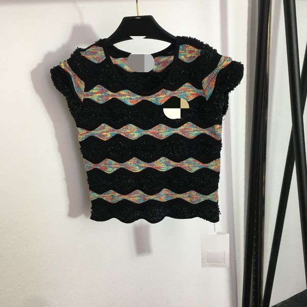 517 l 2023 summer sweaters women's pullover sweater black red black striped v neck short sleeve brand same style women's 20233267, White;black
517 l 2023 summer sweaters women's pullover sweater black red black striped v neck short sleeve brand same style women's 20233267, White;black