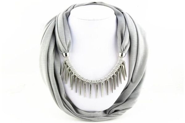 scarves arrival women fashion garment accessory punk style rivet pendant necklace scarf jewelry charms solid color3132578, Blue;gray
scarves arrival women fashion garment accessory punk style rivet pendant necklace scarf jewelry charms solid color3132578, Blue;gray