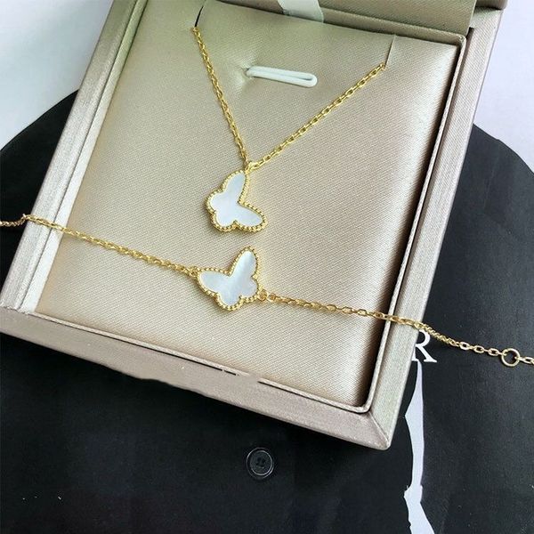 s925 sterling silver sweet mini butterfly designer charm bracelet for women luxury brand shell choker clover bangle bracelets necklace earri, Golden;silver
s925 sterling silver sweet mini butterfly designer charm bracelet for women luxury brand shell choker clover bangle bracelets necklace earri, Golden;silver