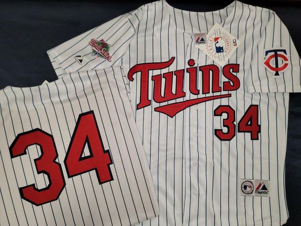 twins kirby puckett 1987 world series baseball jerseys minnesota white size s-4xl, Blue;black
twins kirby puckett 1987 world series baseball jerseys minnesota white size s-4xl, Blue;black