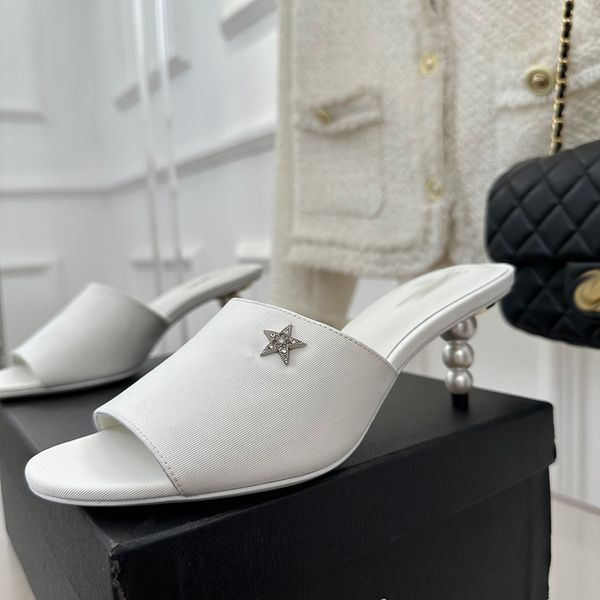 designer womens sandals high heels 6cm slippers sheepskin pearl heels five-pointed star metal buckles summer jeans shoes outdoor beach shoes, Black
designer womens sandals high heels 6cm slippers sheepskin pearl heels five-pointed star metal buckles summer jeans shoes outdoor beach shoes, Black