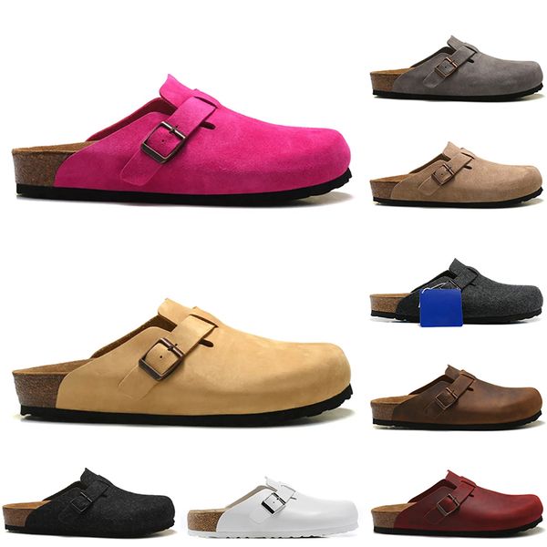 luxury fashion boston clogs slippers famous designer mens womens outdoor autumn winter loafers oiled leather bag head pull sliders platform, Black
luxury fashion boston clogs slippers famous designer mens womens outdoor autumn winter loafers oiled leather bag head pull sliders platform, Black