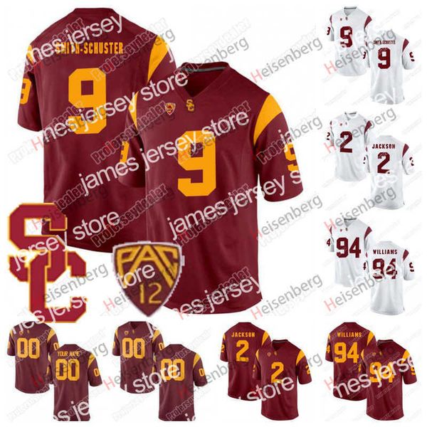 american college football wear usc trojans pac-12 game 9 juju smith-schuster 94 leonard williams 2 adoree' jackson 43 troy polamalu 14, Black
american college football wear usc trojans pac-12 game 9 juju smith-schuster 94 leonard williams 2 adoree' jackson 43 troy polamalu 14, Black