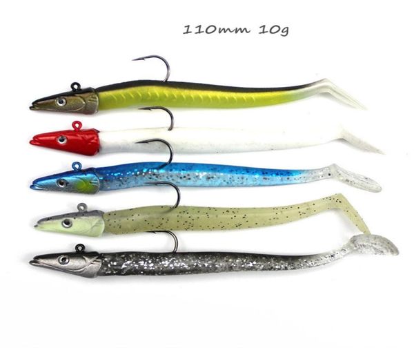 5 color mixed 110mm 10g silicone soft baits lures jigs single hook fishing hooks fishhooks pesca tackle accessories ku6273531246
5 color mixed 110mm 10g silicone soft baits lures jigs single hook fishing hooks fishhooks pesca tackle accessories ku6273531246