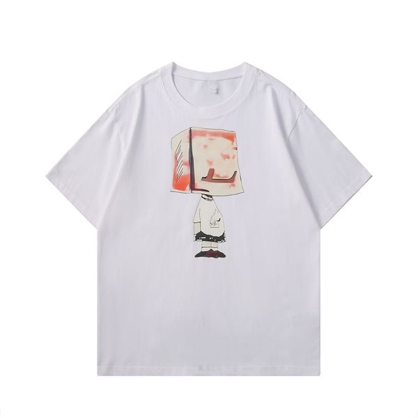 summer new men's t-shirt fashion trend designer european and american style printed personality hundred match young charm internet cele, White;black
summer new men's t-shirt fashion trend designer european and american style printed personality hundred match young charm internet cele, White;black