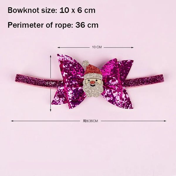 children's hair bow accessories christmas in europe and america bright pink butterfly knot hairs band, Silver
children's hair bow accessories christmas in europe and america bright pink butterfly knot hairs band, Silver