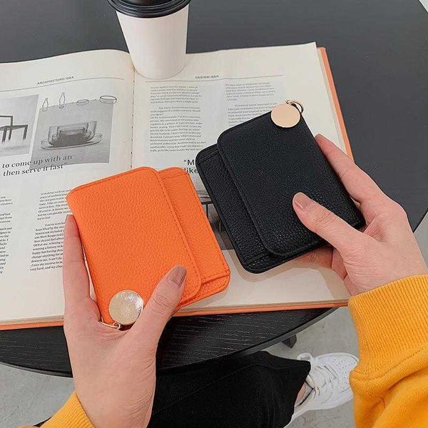 document package short and simple bag ultra thin womens card holder ins cute clamp korean mini coin purse multicolor, Red;black
document package short and simple bag ultra thin womens card holder ins cute clamp korean mini coin purse multicolor, Red;black