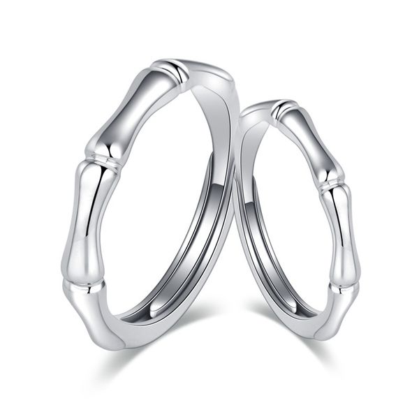 chinese style bamboo design couple ring 18k gold/platinum plated adjustable ring sets, Silver
chinese style bamboo design couple ring 18k gold/platinum plated adjustable ring sets, Silver