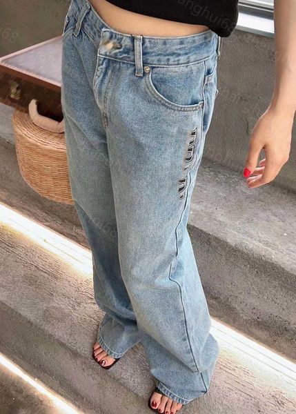 23ss women jeans womens pants denim jeans designer logo letter fashion all-in-one denim pants womens clothing, Blue
23ss women jeans womens pants denim jeans designer logo letter fashion all-in-one denim pants womens clothing, Blue