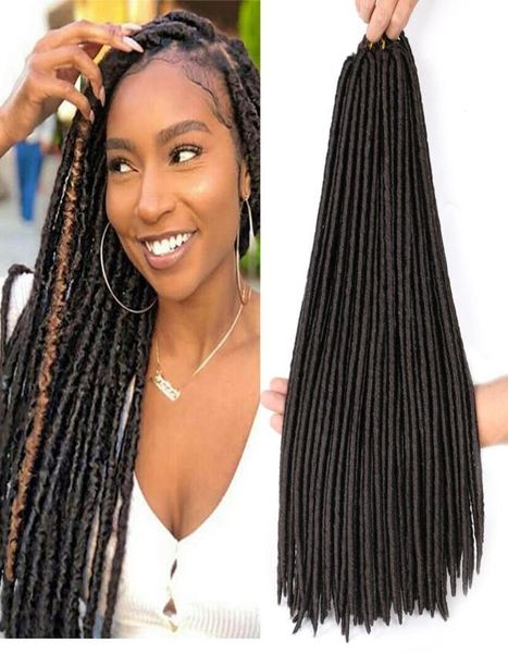 straight faux locs crochet hair 18quot dreadlocks hair extensions 24 strandspcs soft locs crochet braids faux locs braids bs203494155, Black
straight faux locs crochet hair 18quot dreadlocks hair extensions 24 strandspcs soft locs crochet braids faux locs braids bs203494155, Black