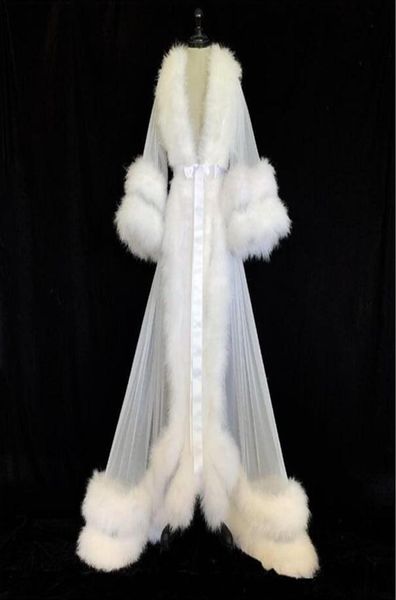 white double deluxe women robe fur nightgown bathrobe sleepwear bridal robe maraboucharmeuse dressing gown party gifts bridesmaid7495037
white double deluxe women robe fur nightgown bathrobe sleepwear bridal robe maraboucharmeuse dressing gown party gifts bridesmaid7495037