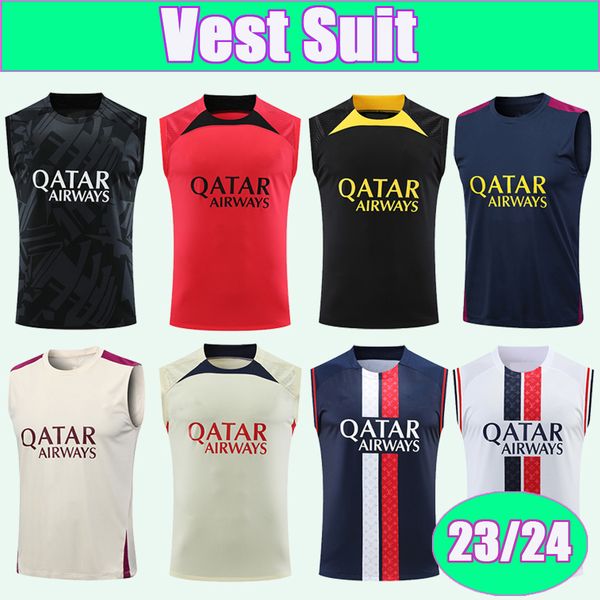 23 24 sergio ramos mbappe training wear sleeveless soccer jerseys verratti hakimi marquinhos kimpembe fabian vitinha football shirt, Black
23 24 sergio ramos mbappe training wear sleeveless soccer jerseys verratti hakimi marquinhos kimpembe fabian vitinha football shirt, Black