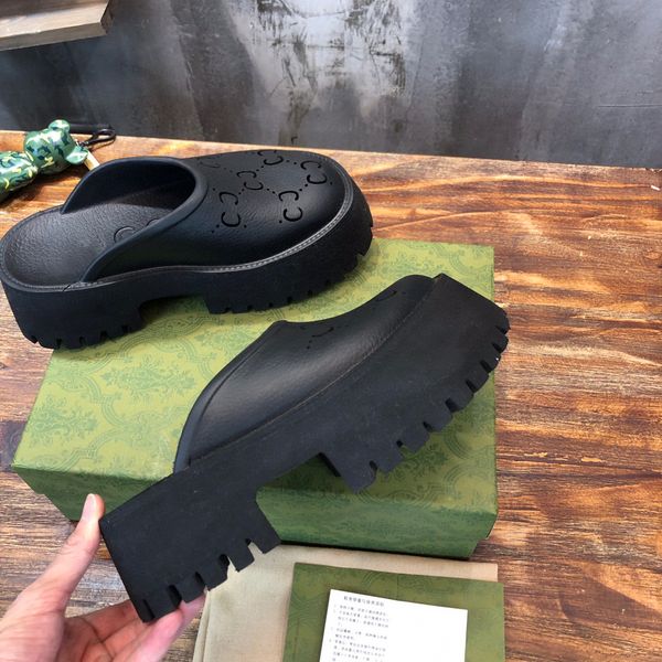 perforated designer sandals luxury platform slide hollow pattern slippers transparent materials sandal rubber flats slipper flip flops, Black
perforated designer sandals luxury platform slide hollow pattern slippers transparent materials sandal rubber flats slipper flip flops, Black