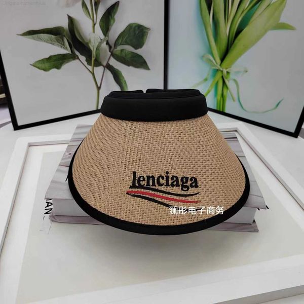 designer luxury brand balencagia hollow sunscreen hat for protection b family letter sunshade hat straw woven uv resistant seaside vacation, Blue;gray
designer luxury brand balencagia hollow sunscreen hat for protection b family letter sunshade hat straw woven uv resistant seaside vacation, Blue;gray