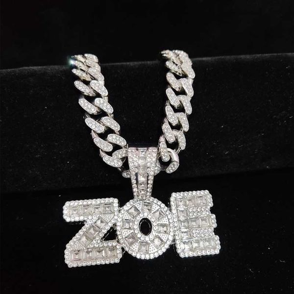 men women hip hop letter pendant necklace with 13mm cuban chain hiphop iced out bling necklaces fashion charm jewelry, Silver
men women hip hop letter pendant necklace with 13mm cuban chain hiphop iced out bling necklaces fashion charm jewelry, Silver