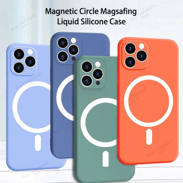 liquid silicone magnetic for magsafe soft case for iphone 14 13 12 mini 11 pro max 14 plus xr x xs lens protection funda
liquid silicone magnetic for magsafe soft case for iphone 14 13 12 mini 11 pro max 14 plus xr x xs lens protection funda