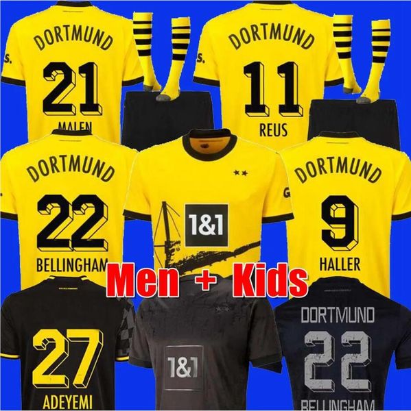 23 24 soccer jerseys 2023 home reus reyna schulz brandt bellingham sancho haller shirt hazard witsel malen kids kit football uniforms, Black
23 24 soccer jerseys 2023 home reus reyna schulz brandt bellingham sancho haller shirt hazard witsel malen kids kit football uniforms, Black