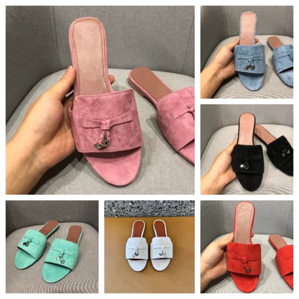 lp piana summer charms slides embellished suede slippers luxe sandals shoes genuine leather open toe casual flats for women luxury designers, Black
lp piana summer charms slides embellished suede slippers luxe sandals shoes genuine leather open toe casual flats for women luxury designers, Black
