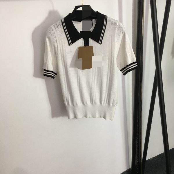 519 l 2023 summer sweaters women's pullover sweater black red black striped v neck short sleeve brand same style women's 20233243, White;black
519 l 2023 summer sweaters women's pullover sweater black red black striped v neck short sleeve brand same style women's 20233243, White;black