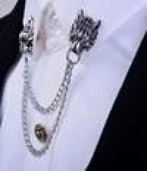 whole 2015 silver chain dragon wolf tiger brooches collar pins ginkgo biloba lapel pin brooch pins men tassel chain brooch bi5382722, Gray
whole 2015 silver chain dragon wolf tiger brooches collar pins ginkgo biloba lapel pin brooch pins men tassel chain brooch bi5382722, Gray