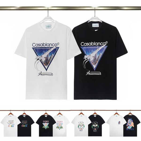 23ss mens t shirt designer casablancas shirt man s womens tshirts with letters print short sleeves summer casa t-shirts men loose tees s-3xl, White;black
23ss mens t shirt designer casablancas shirt man s womens tshirts with letters print short sleeves summer casa t-shirts men loose tees s-3xl, White;black