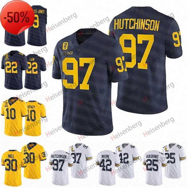 97 aidan hutchinson 2021-22 michigan wolverines jersey daxton hill ty law tom brady wolverines hassa mccarthy donovan peoples-jones josh ros, Black;red
97 aidan hutchinson 2021-22 michigan wolverines jersey daxton hill ty law tom brady wolverines hassa mccarthy donovan peoples-jones josh ros, Black;red
